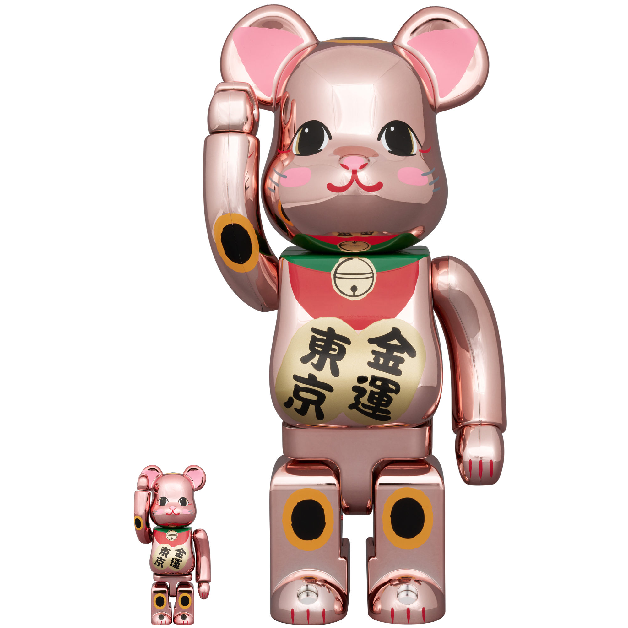 BE@RBRICK ペコちゃん（オーバーオール）赤 400％_0