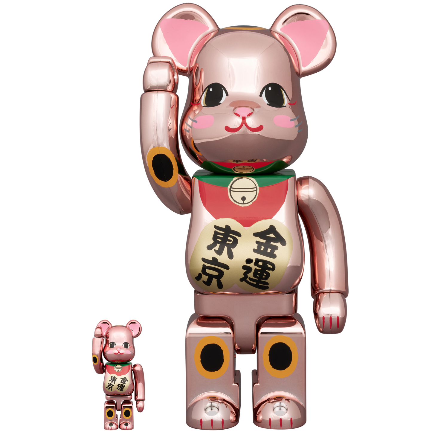 BE@RBRICK ペコちゃん（オーバーオール）赤 400％_0