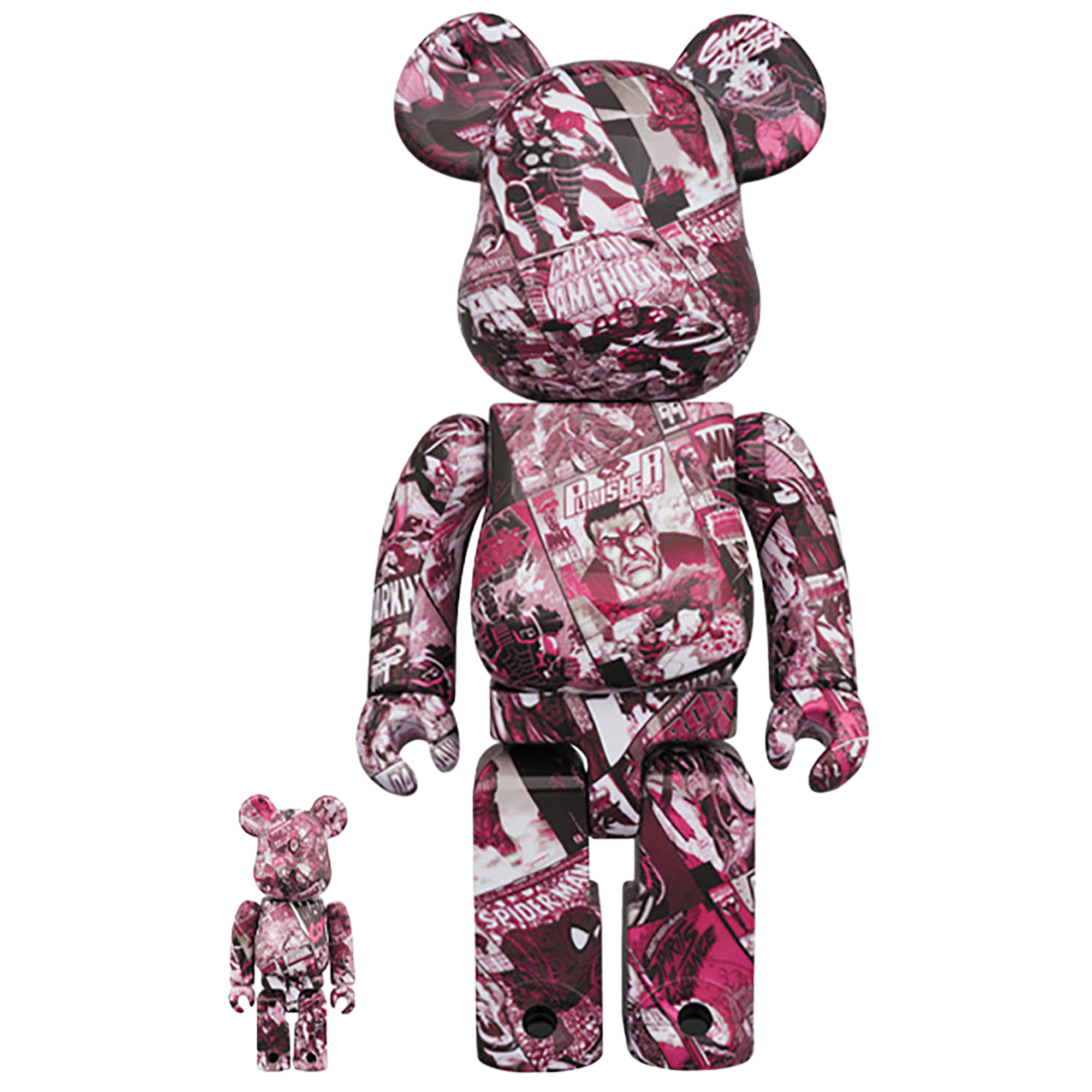 BE@RBRICK MARVEL 80TH ANNIV.100％ & 400％
