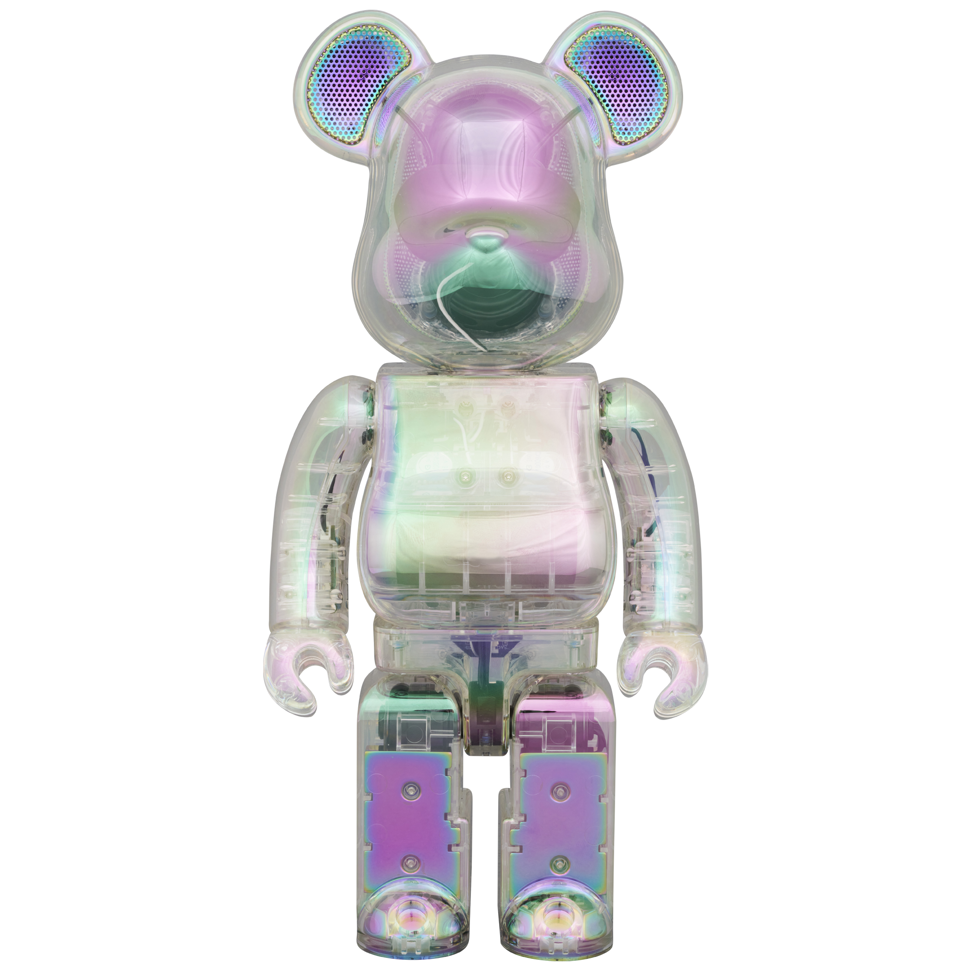 BE@RBRICK AUDIO IRIDESCENT 400％ Portable Bluetooth(R) Speaker CRYSTAL HALO／PEARL MIRAGE／BLACK AURORA
