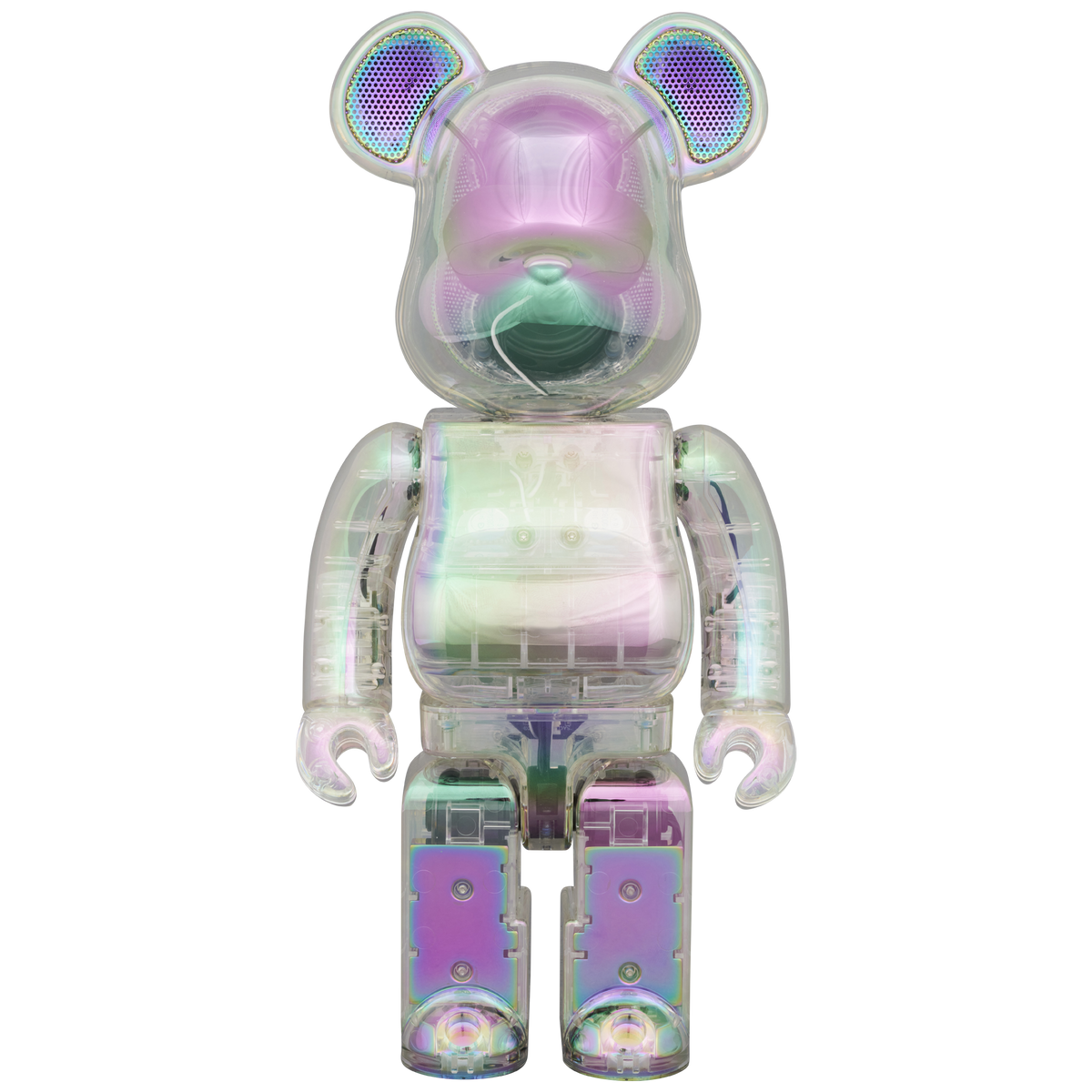 BE@RBRICK AUDIO IRIDESCENT 400％ Portable Bluetooth(R) Speaker CRYSTAL HALO／PEARL MIRAGE／BLACK AURORA

