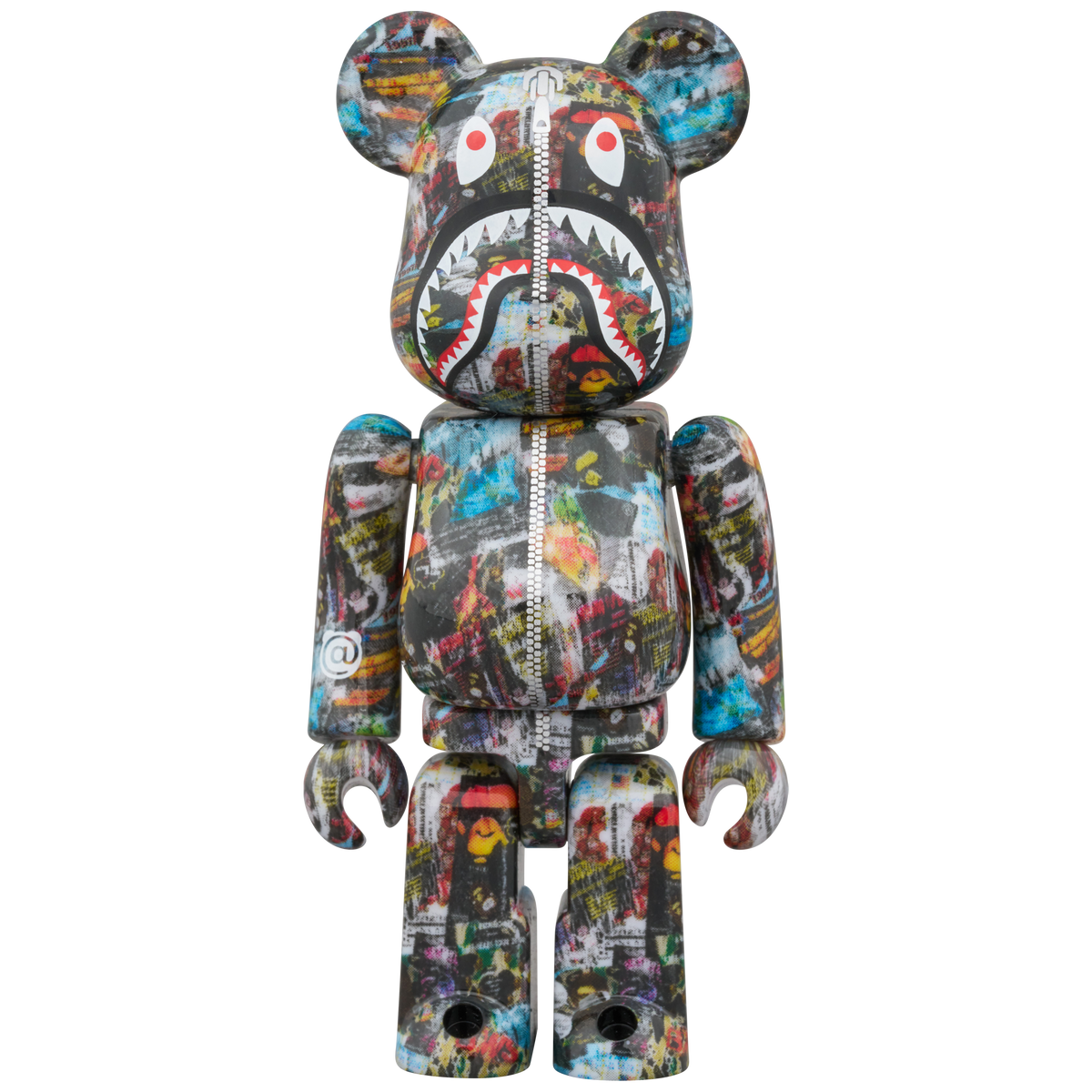 BE@RBRICK BAPE(R) LEGACY CAMO SHARK GRAY／RED／NAVY 100％ & 400％ 3 PCS SET
