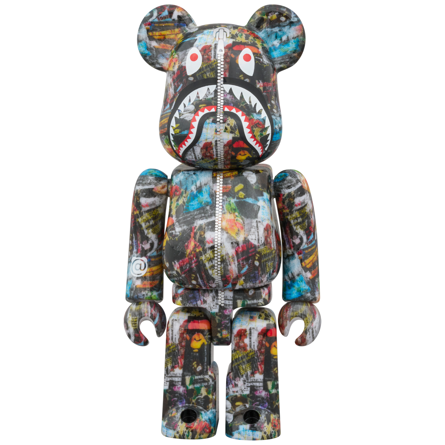 BE@RBRICK BAPE(R) LEGACY CAMO SHARK GRAY／RED／NAVY 100％ & 400％ 3 PCS SET
