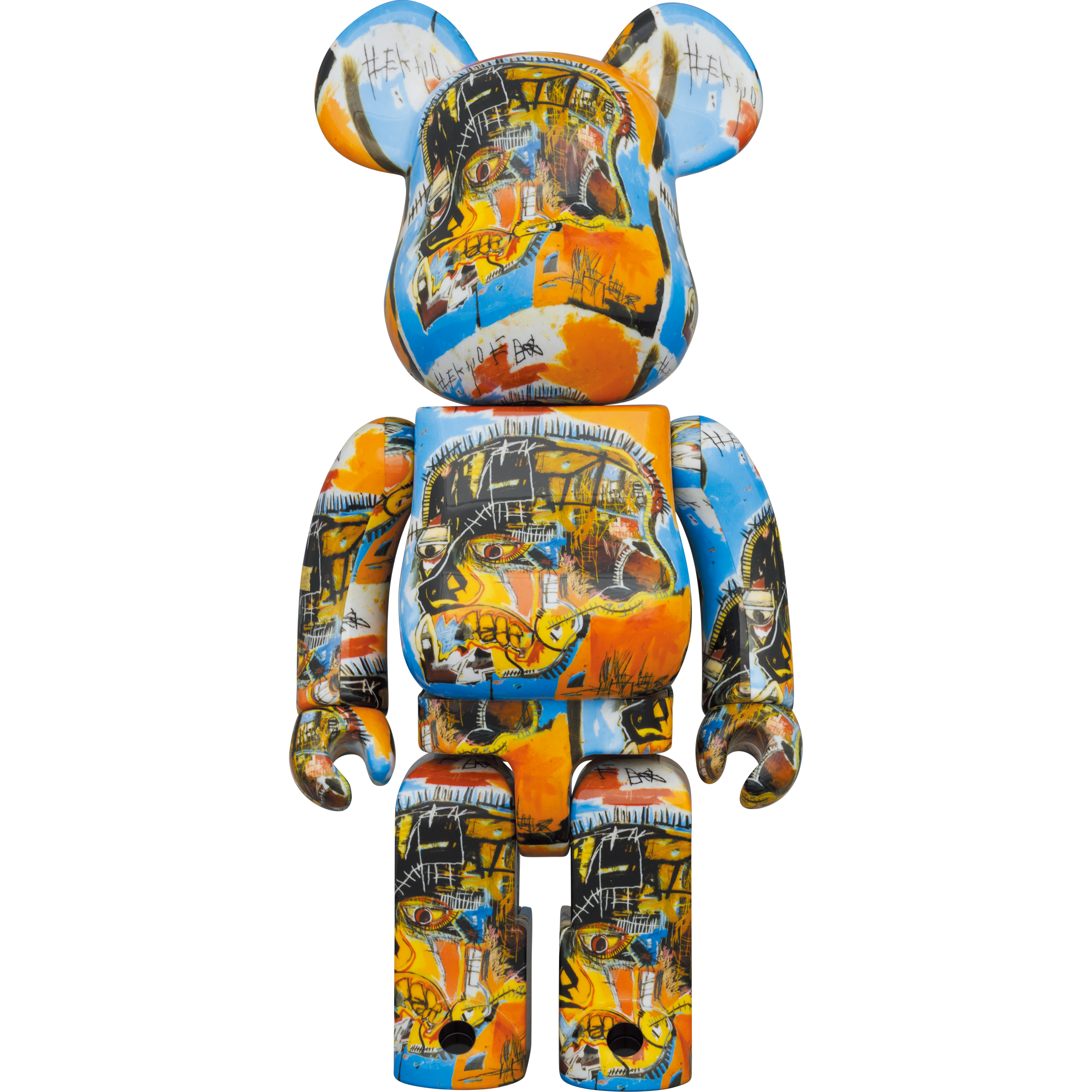 BE@RBRICK JEAN-MICHEL BASQUIAT #10 100％ & 400％