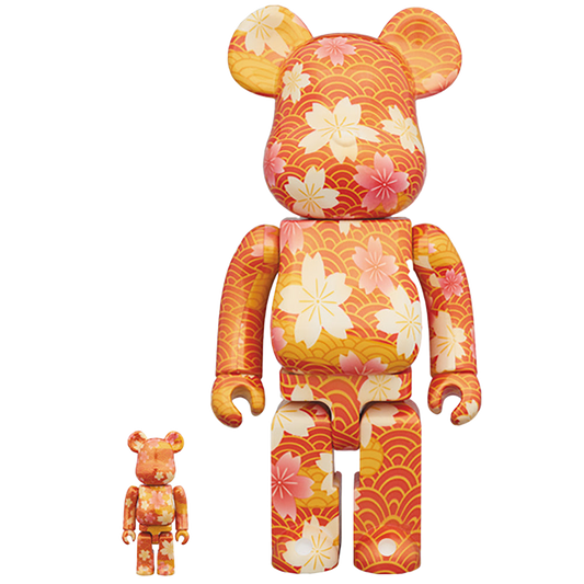 BE@RBRICK 千代紙 100％ ＆ 400％