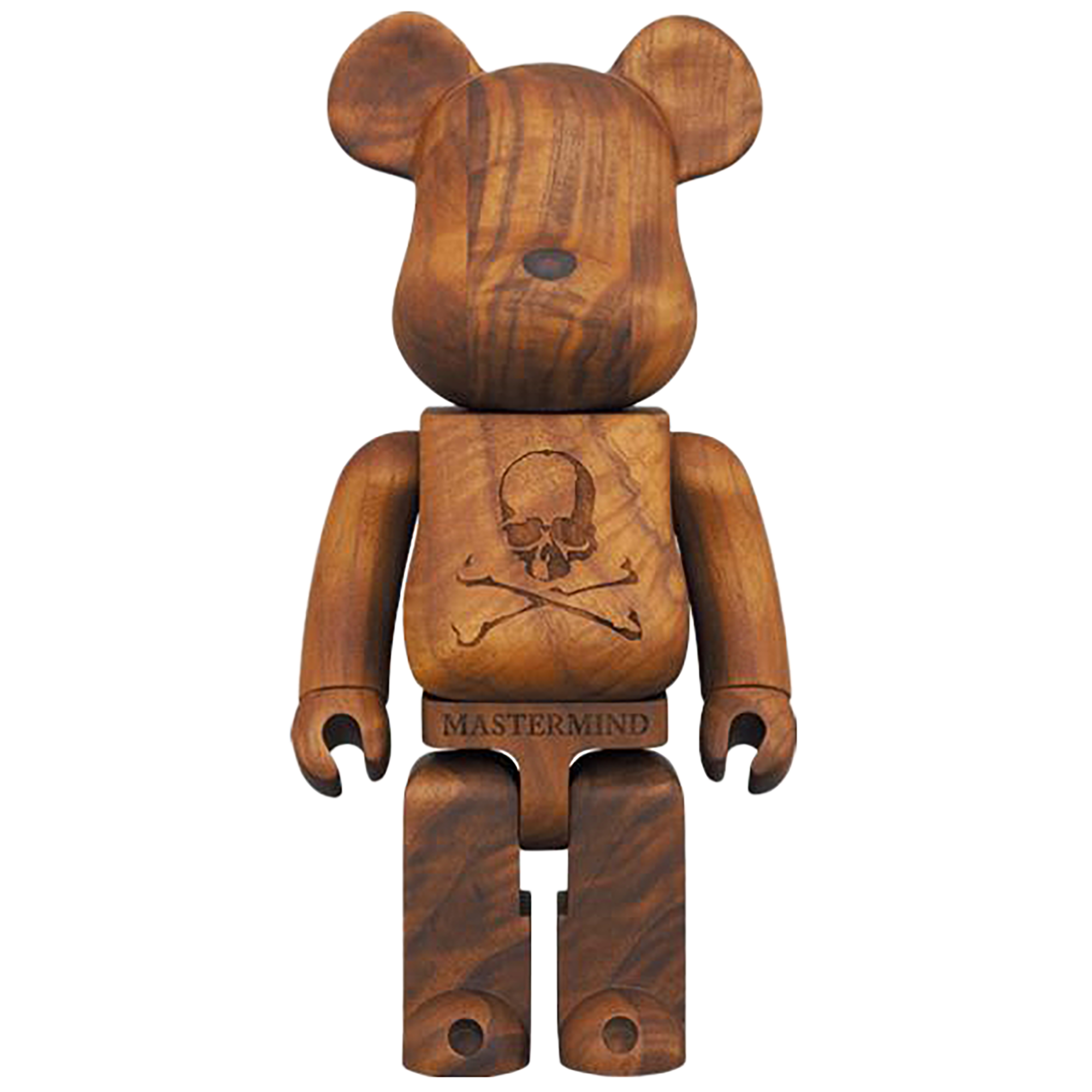 BE@RBRICK 400% Karimoku mastermind JAPAN Walnut Moku