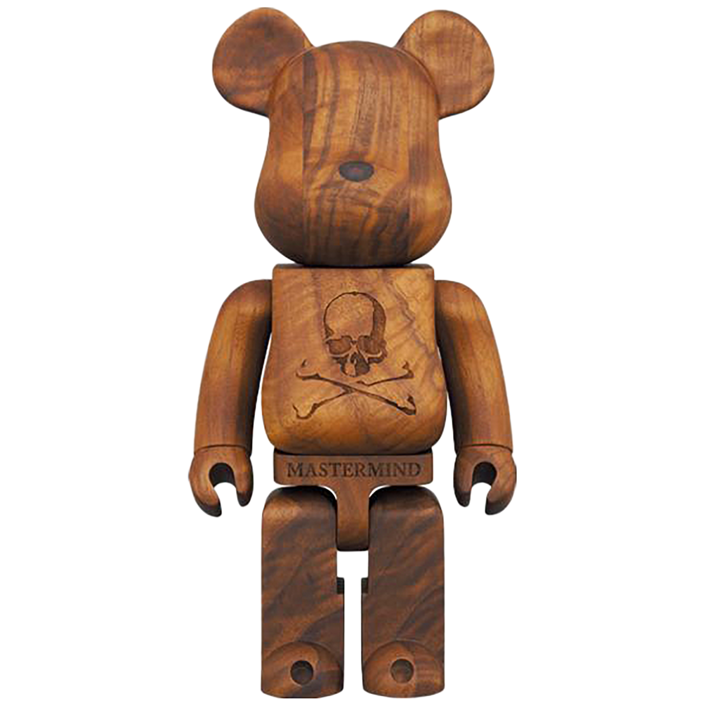 BE@RBRICK 400% Karimoku mastermind JAPAN Walnut Moku