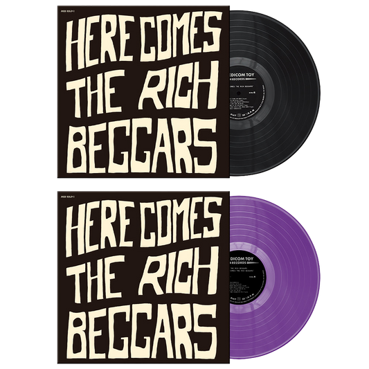 THE RICH BEGGARS “HERE COMES THE RICH BEGGARS” LP 黑色版/紫色版（购买赠品明信片 3 套）