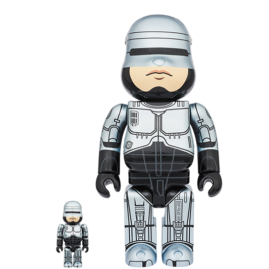 BE@RBRICK ROBOCOP 100％ & 400％