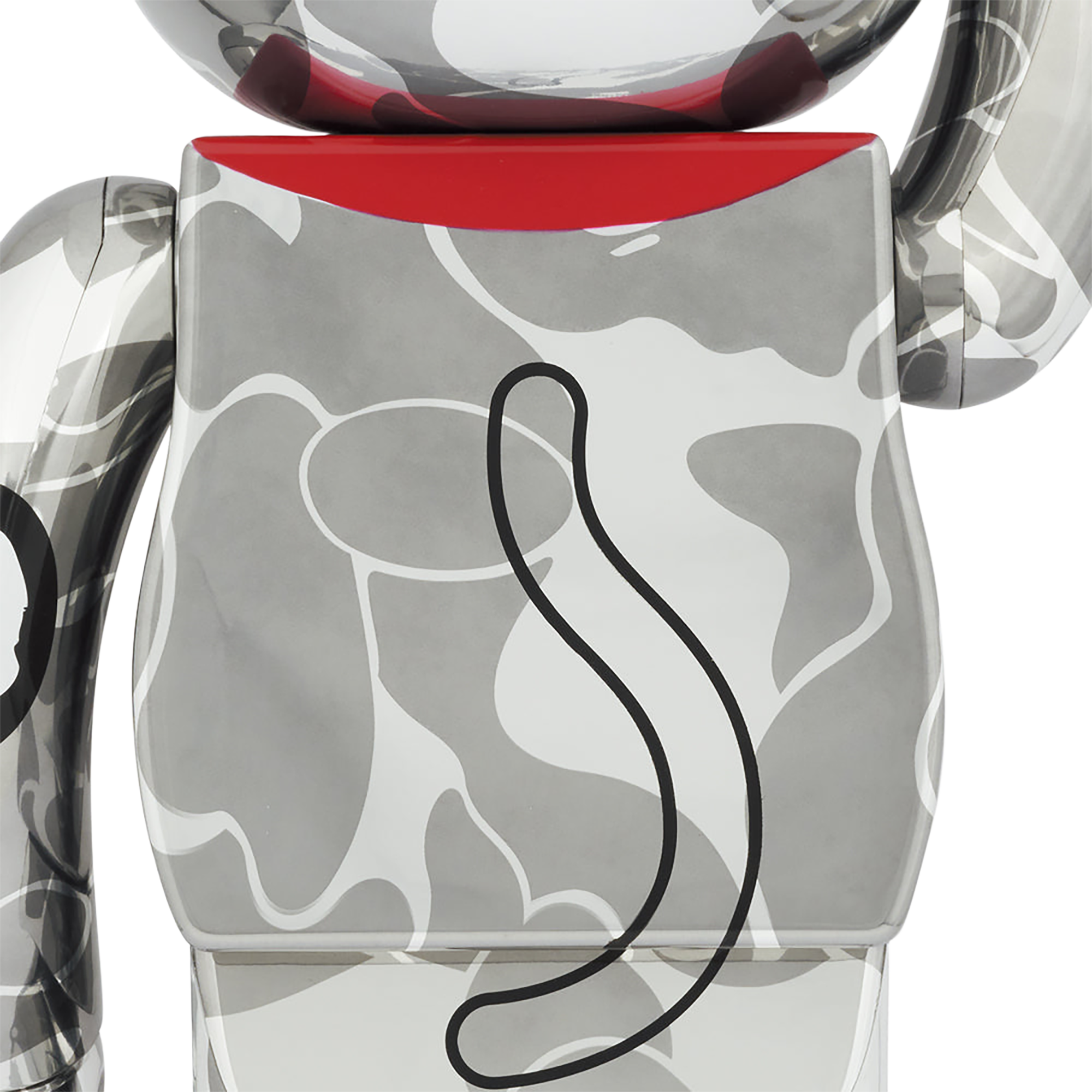 BE@RBRICK BAPE(R) Maneki Neko Silver Plated 1000%