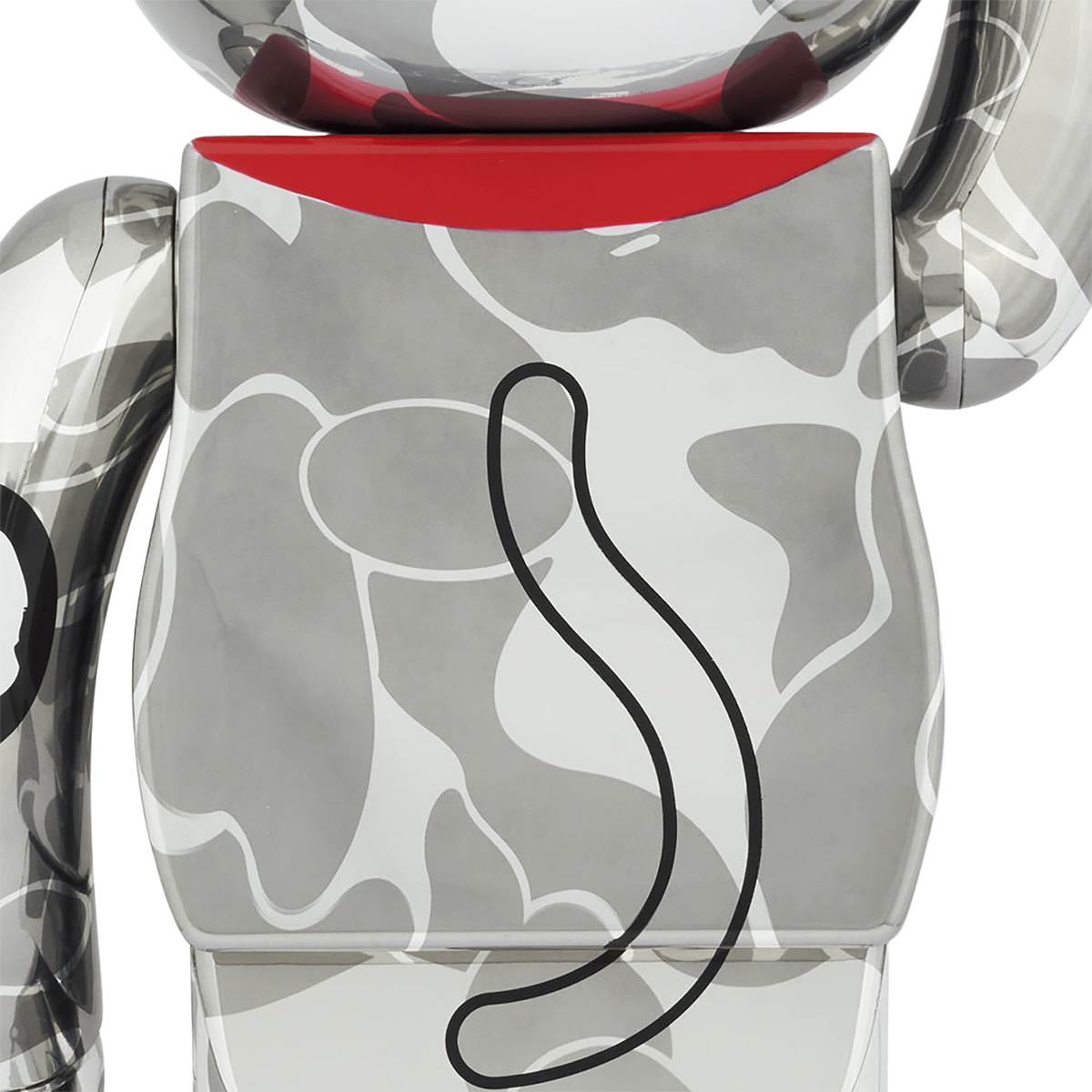 BE@RBRICK BAPE(R) Maneki Neko Silver Plated 1000%