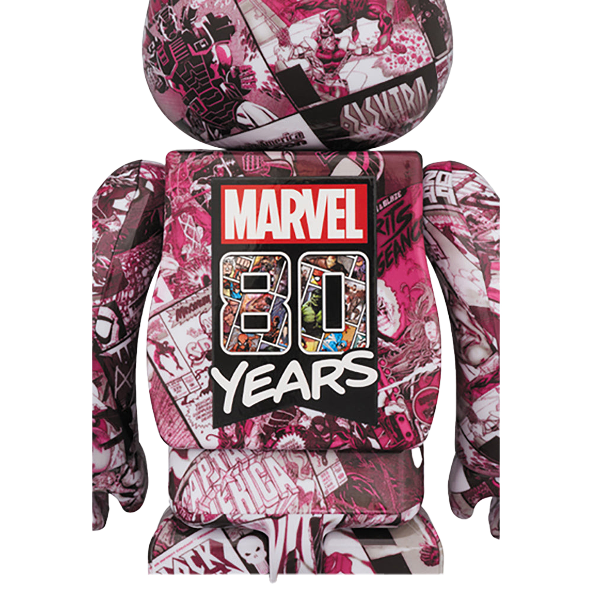 BE@RBRICK MARVEL 80TH ANNIV.100％ & 400％