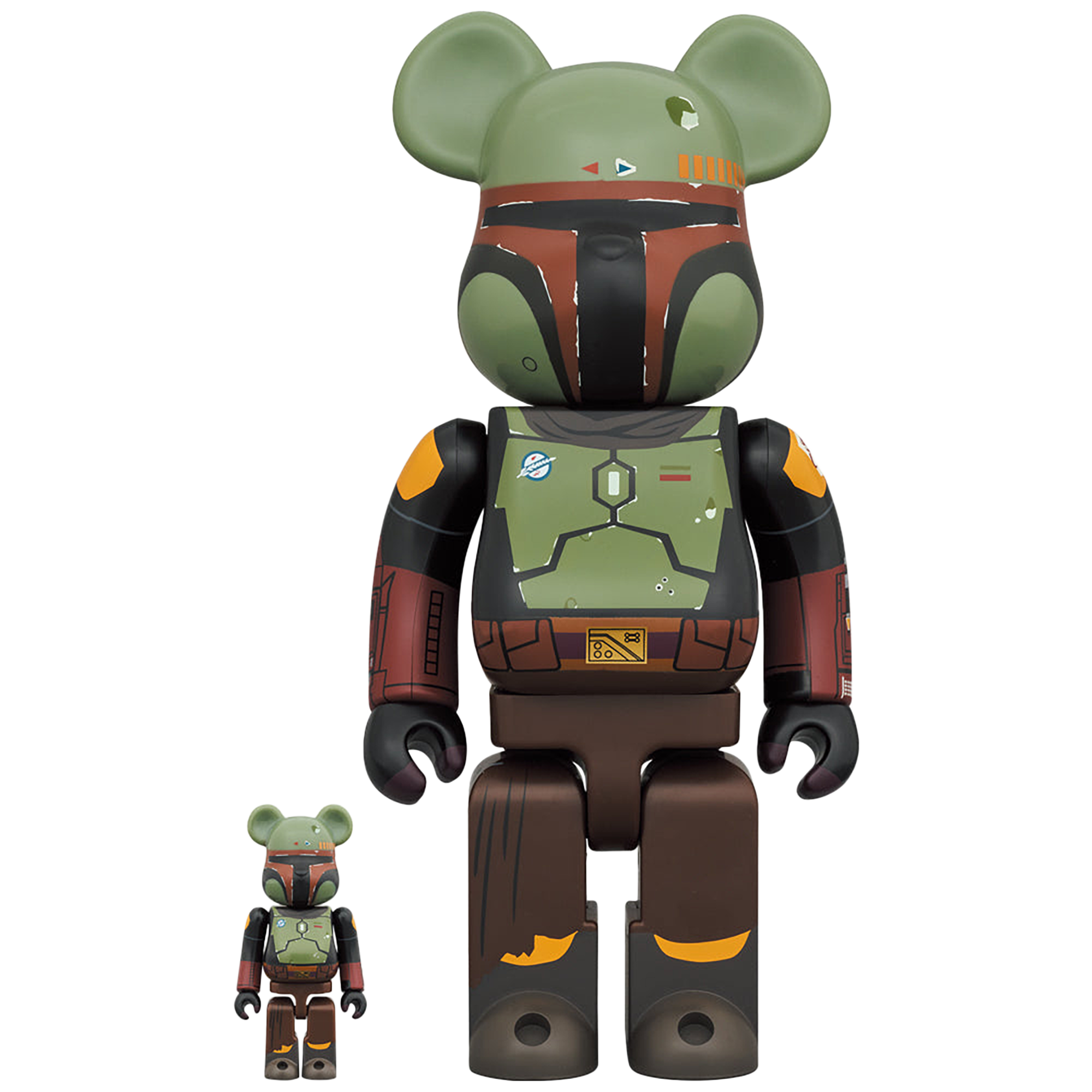 BE@RBRICK BOBA FETT (Recovered Armor) 100％ & 400％