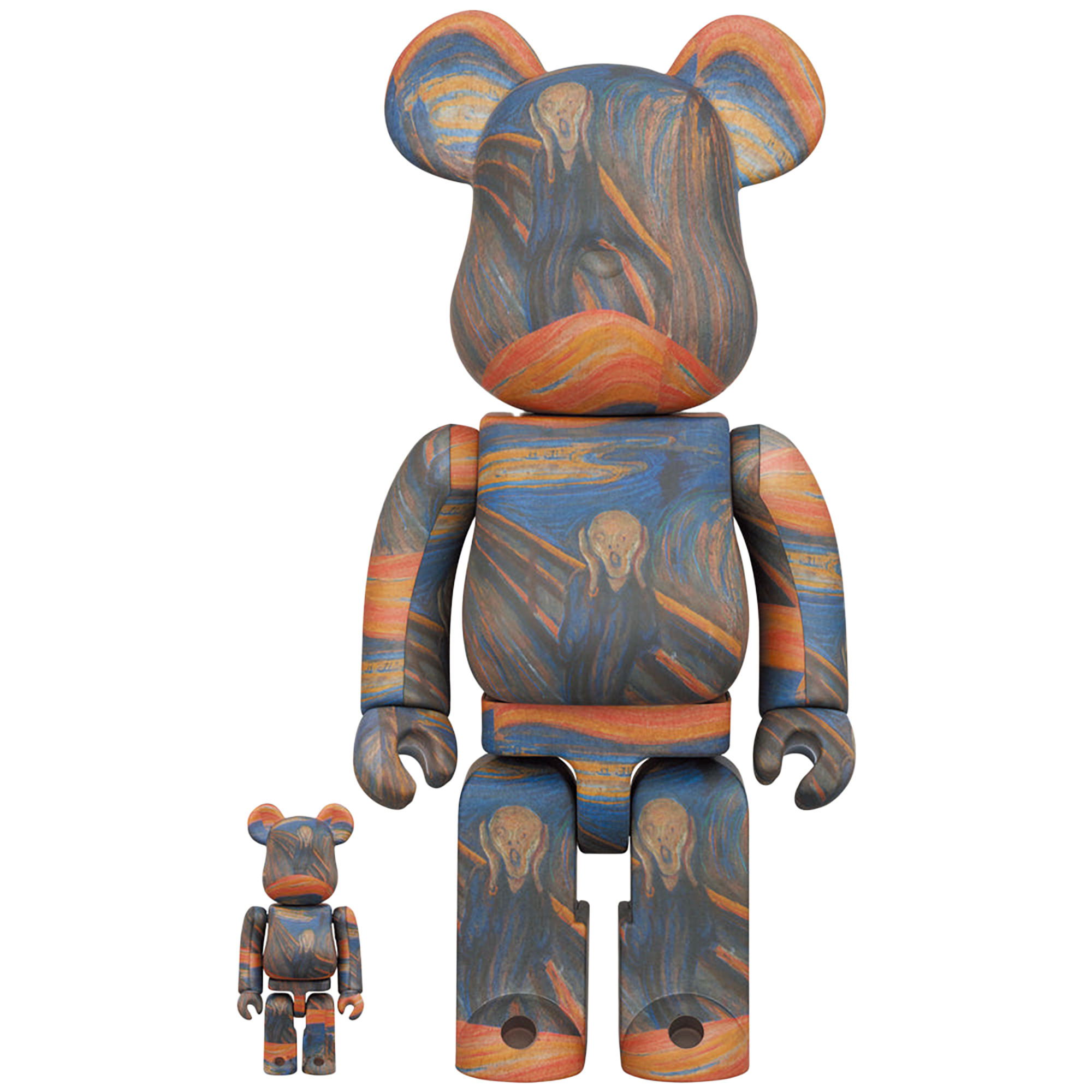 BE@RBRICK Edvard Munch "Scream" 100％ & 400％