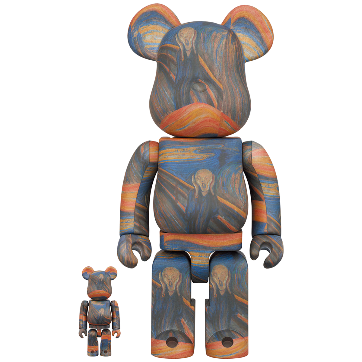 BE@RBRICK Edvard Munch "Scream" 100％ & 400％