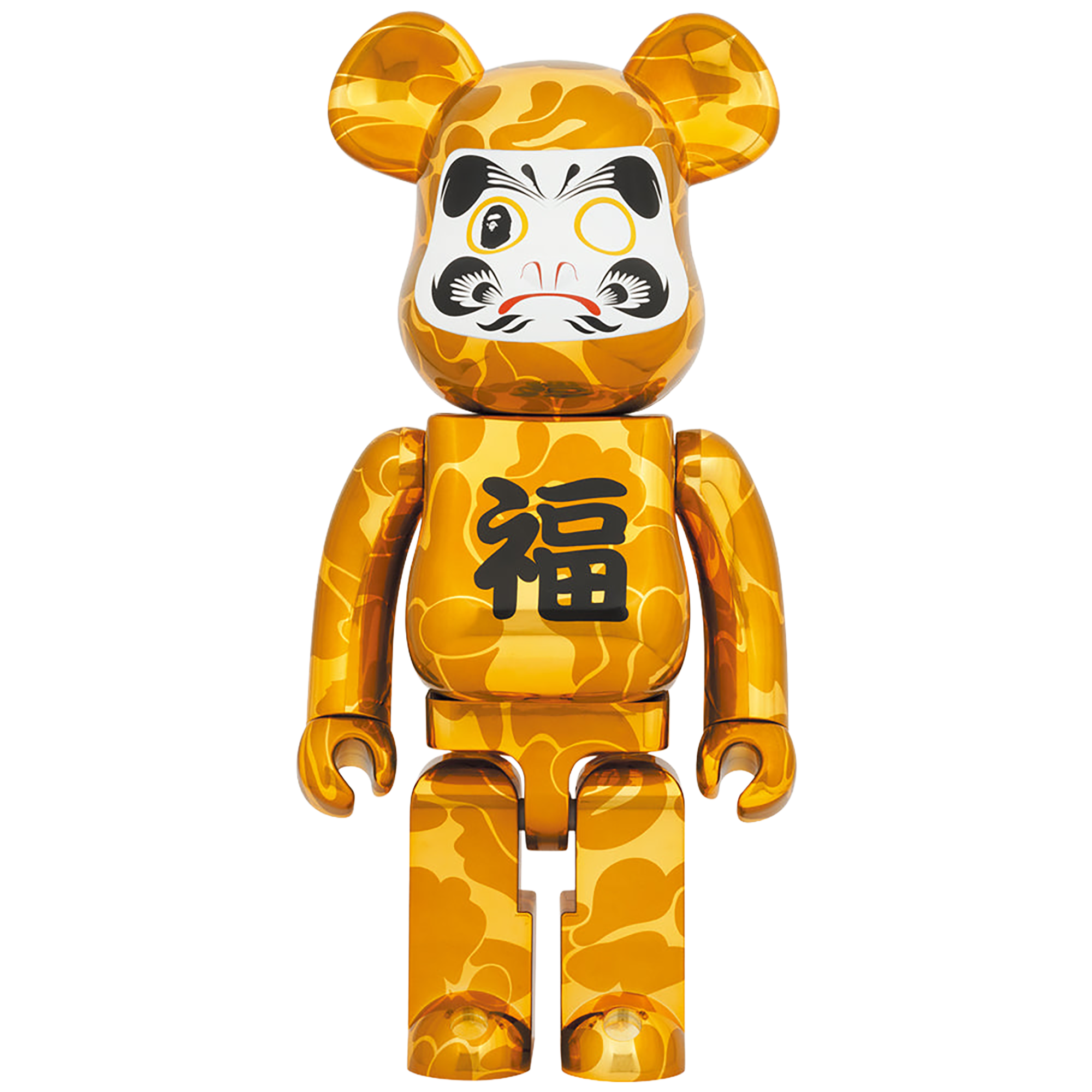 BE@RBRICK BAPE(R) 達磨 金メッキ 1000％