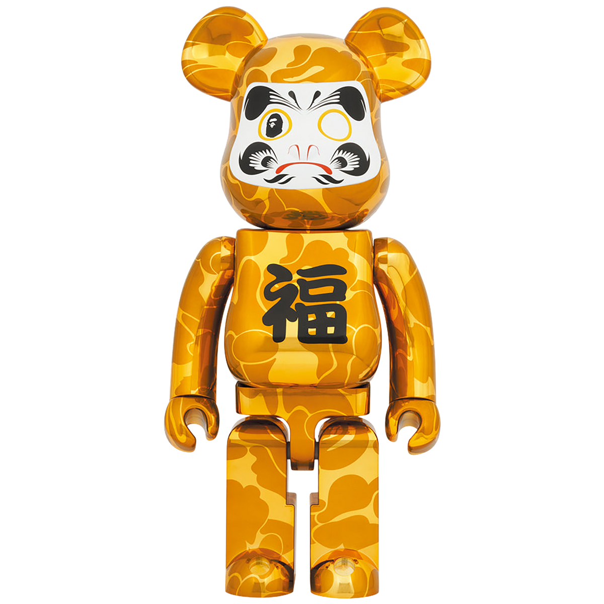BE@RBRICK BAPE(R) 達磨 金メッキ 1000％