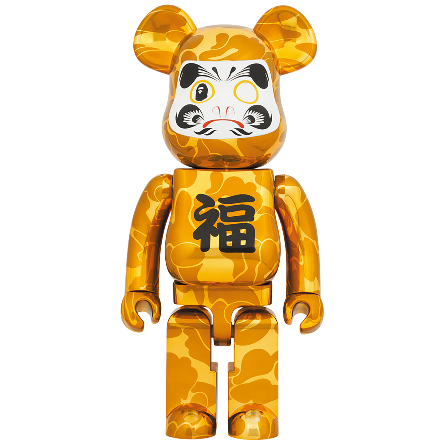 BE@RBRICK BAPE(R) 達磨 金メッキ 1000％