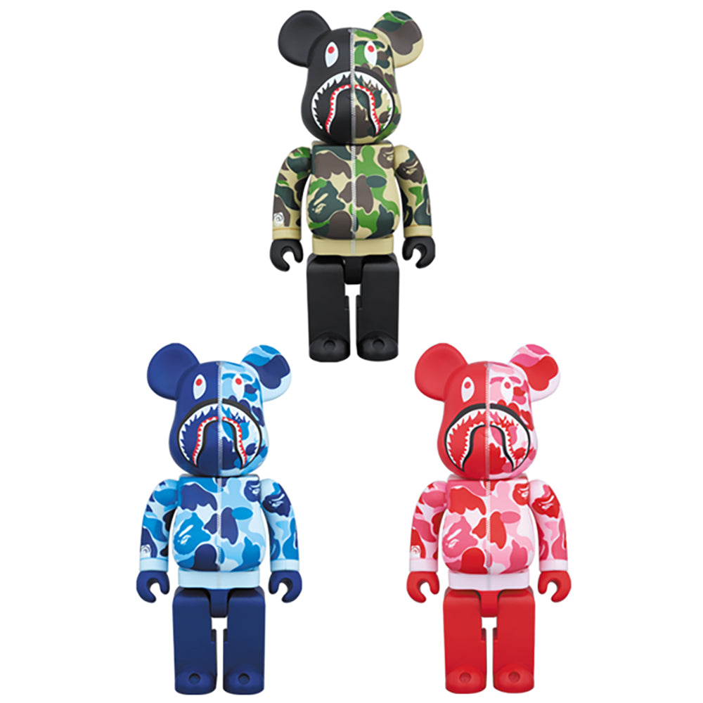 BAPE(R) CAMO SHARK BE@RBRICK 400％_0