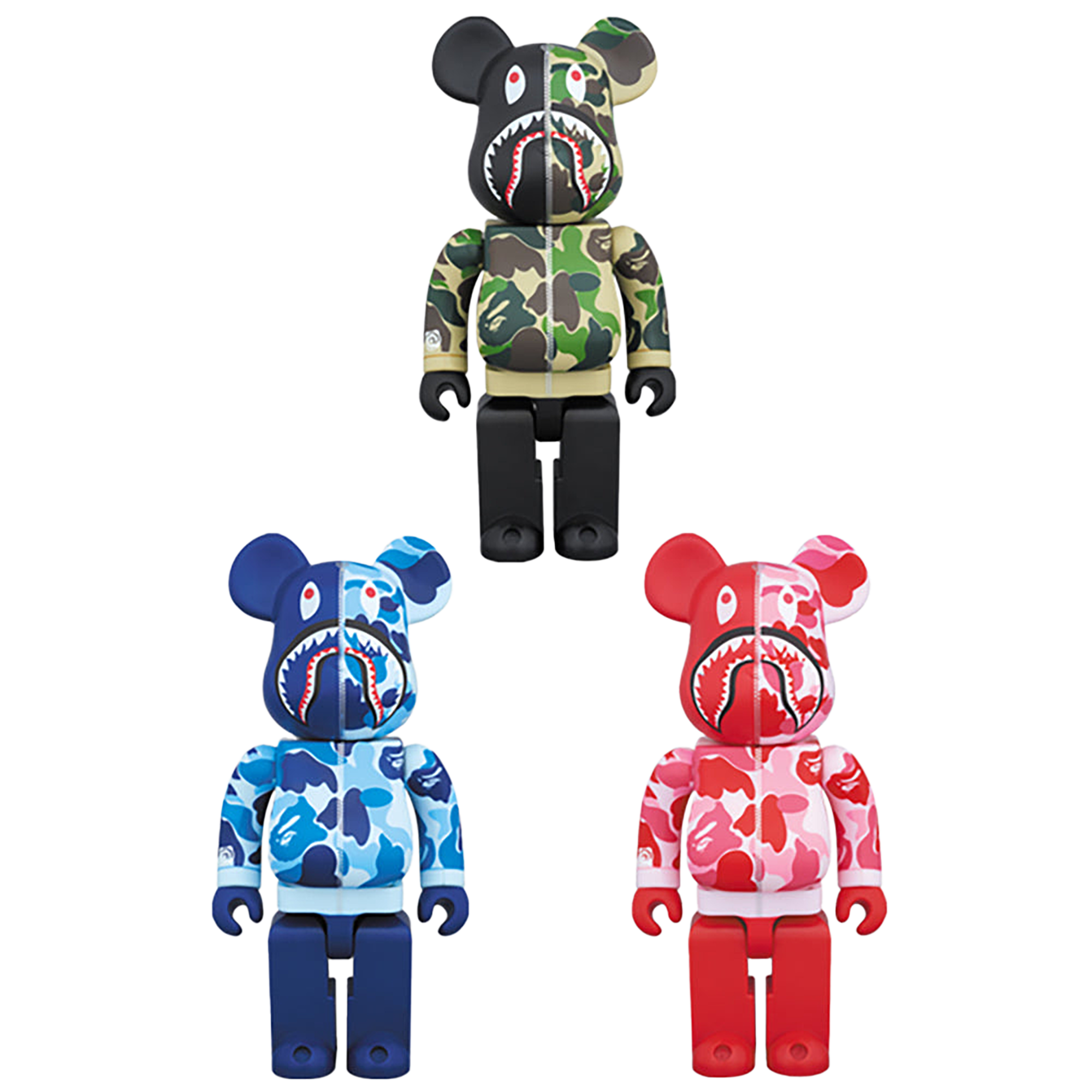 BAPE(R) CAMO SHARK BE@RBRICK 400％
