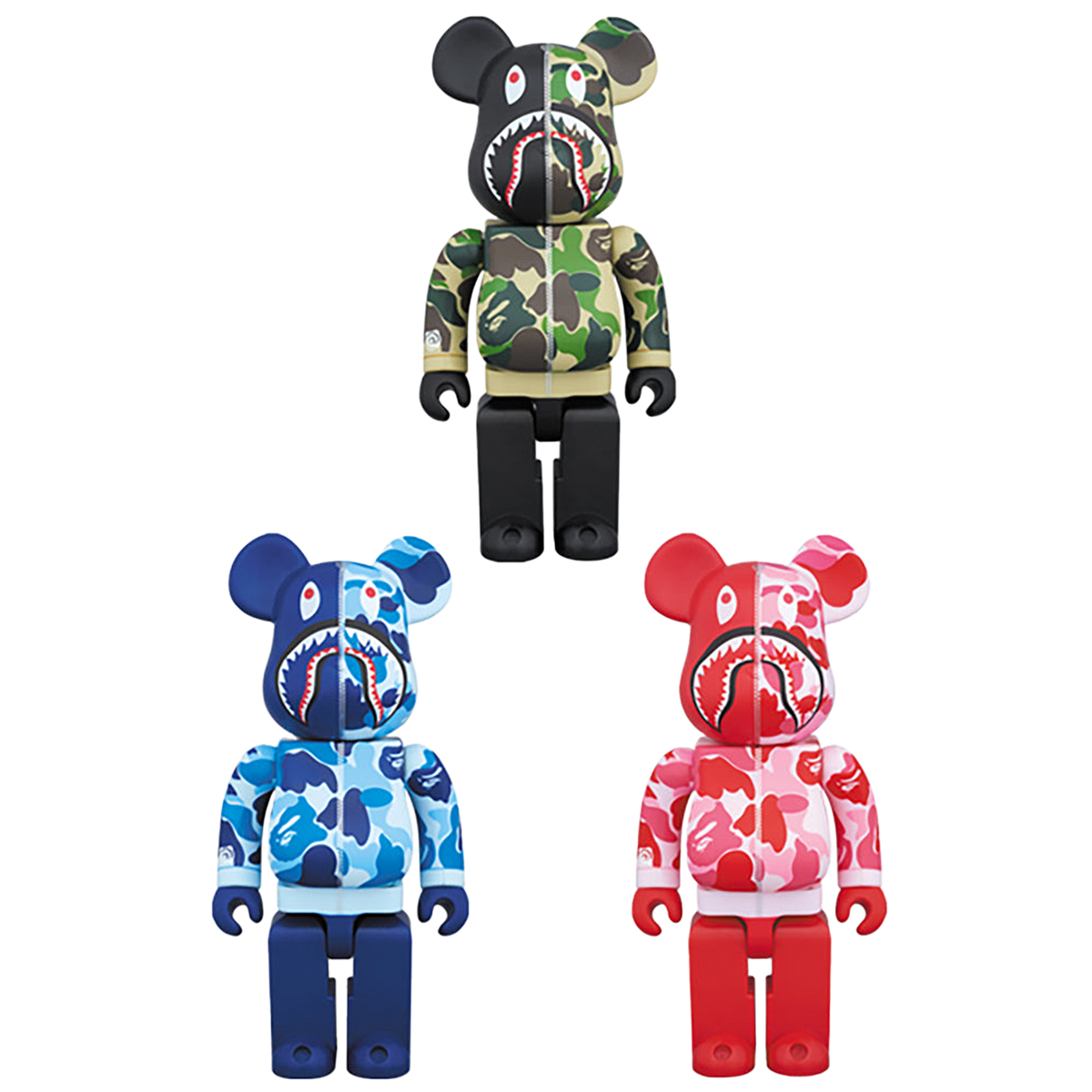 BAPE(R) CAMO SHARK BE@RBRICK 400％