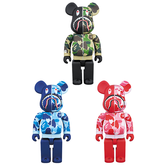 BAPE(R) CAMO SHARK BE@RBRICK 400％