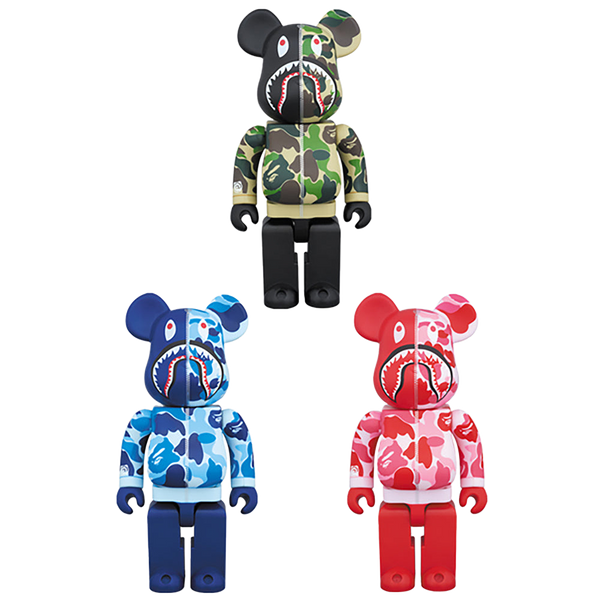 BAPE(R) CAMO SHARK BE@RBRICK 400％ | MEDICOM TOY OFFICIAL STORE