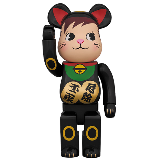 BE@RBRICK 招き猫 ポコちゃん 黒 400％