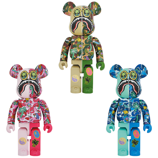BE@RBRICK Steven Harrington X BAPE(R) SHARK 1000％