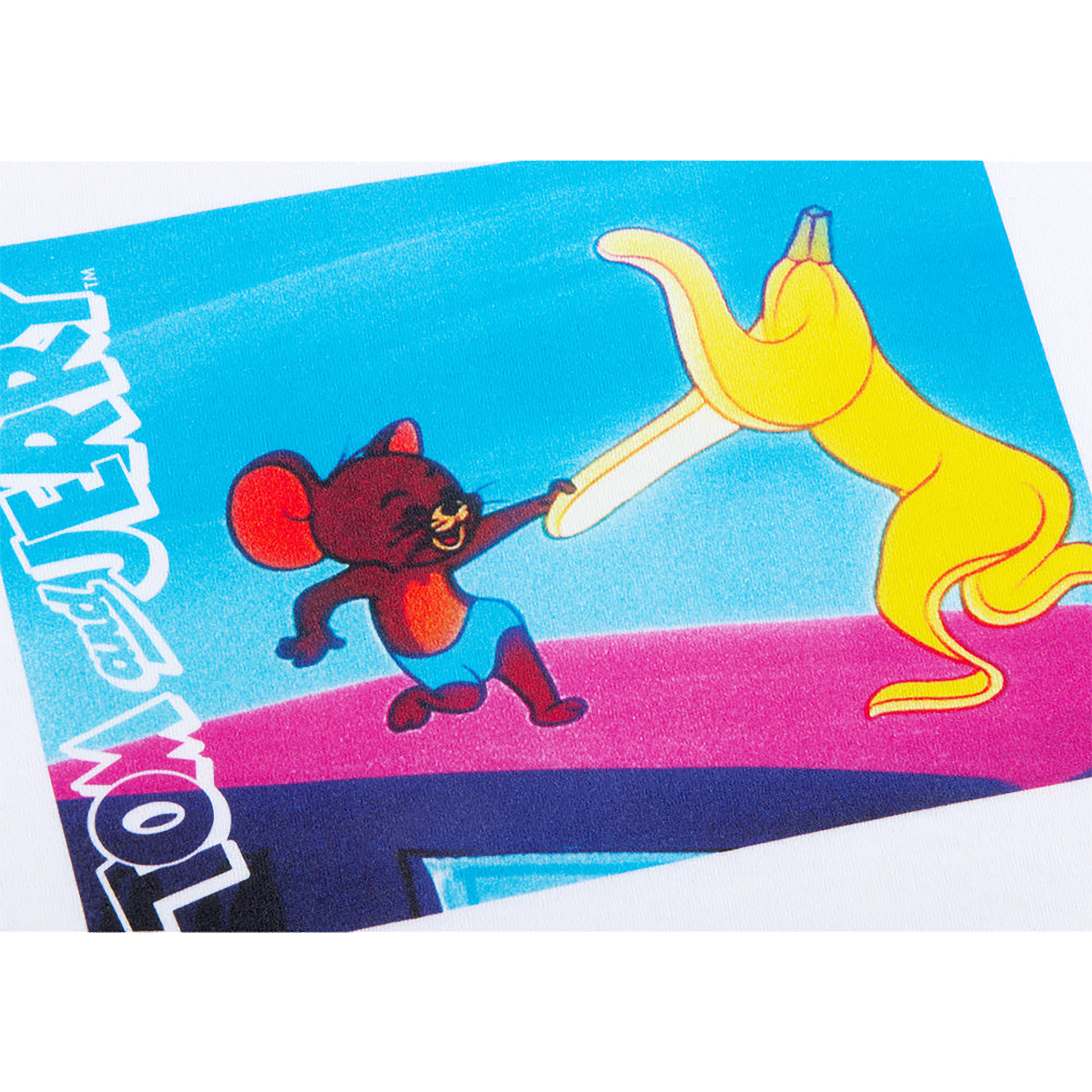 MLE＜TOM and JERRY＞ T-SHIRT_A (JERRY & BANANA)