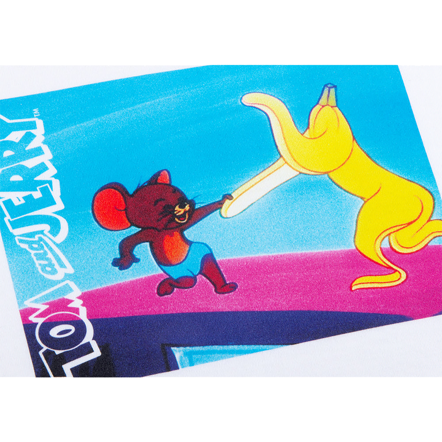 MLE＜TOM and JERRY＞ T-SHIRT_A (JERRY & BANANA)