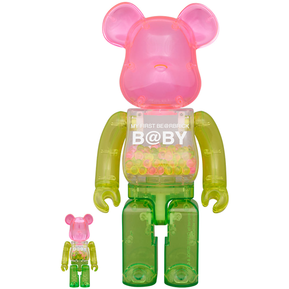 MY FIRST BE@RBRICK 1st Color Clear Ver. 100％ & 400％_0