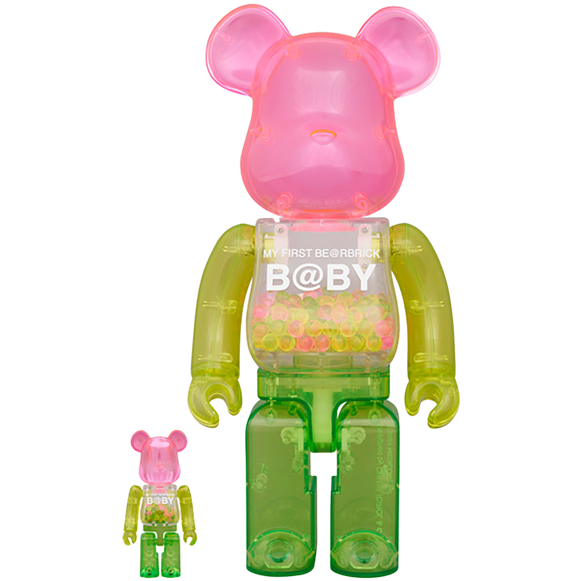 MY FIRST BE@RBRICK 1st Color Clear Ver. 100％ & 400％