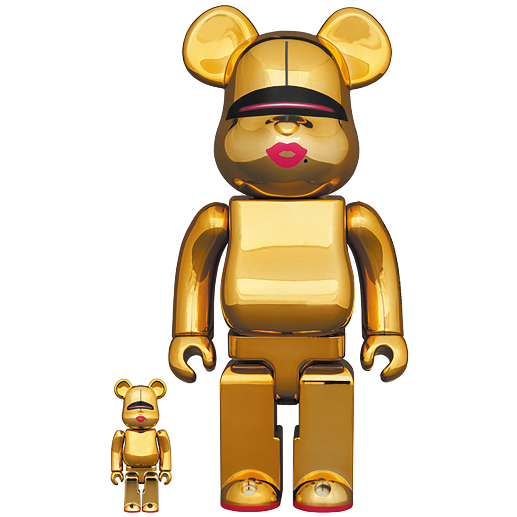 BE@RBRICK SORAYAMA × 2G GOLD Ver. 100％ & 400％