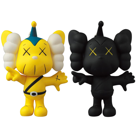 KAWS JPP KEYHOLDER YELLOW/BLACK