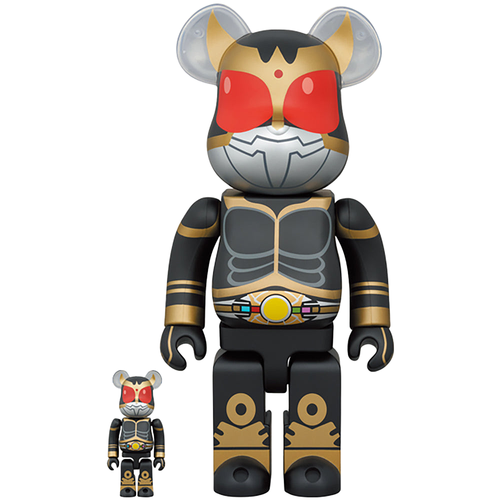 BE@RBRICK 仮面ライダークウガ アメイジングマイティ 100％ & 400％