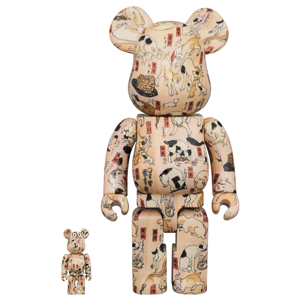 BE@RBRICK 歌川国芳 「猫飼好五十三疋」100％ & 400％_0