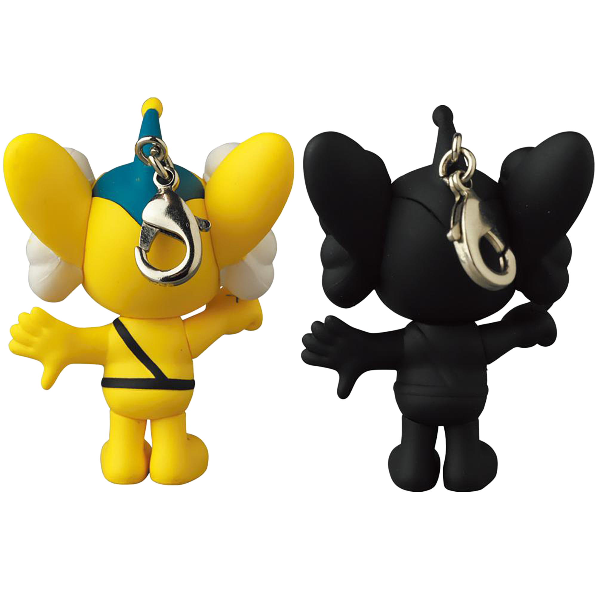 KAWS JPP KEYHOLDER YELLOW/BLACK