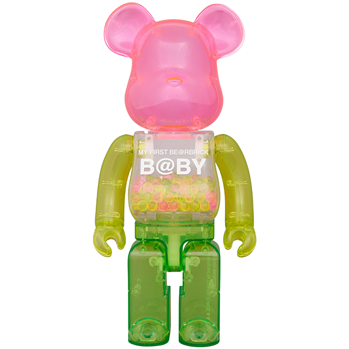 MY FIRST BE@RBRICK 1st Color Clear Ver. 100％ & 400％