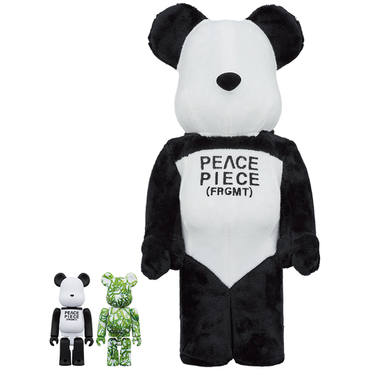 BE@RBRICK fragmentdesign PANDA 100％ & 400％ 3PCS
