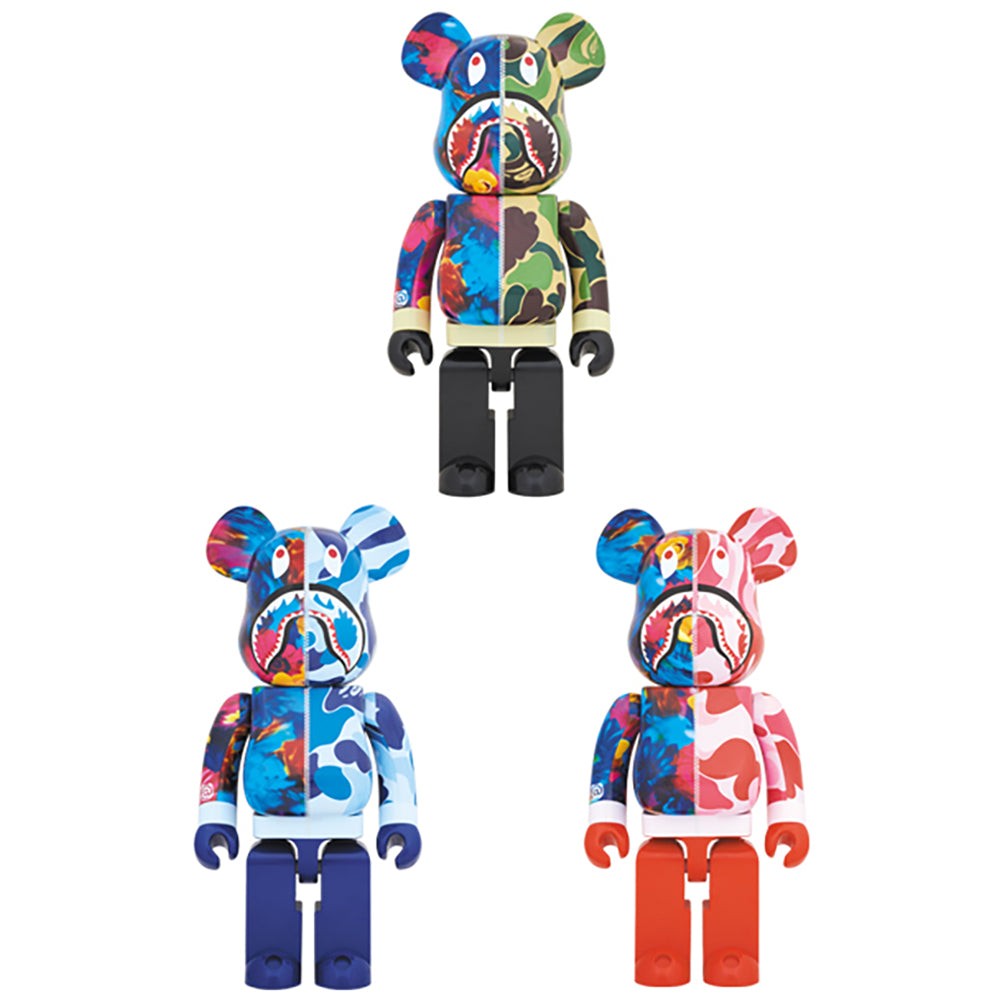 BE@RBRICK BAPE(R) × M / mika ninagawa SHARK 1000％_0