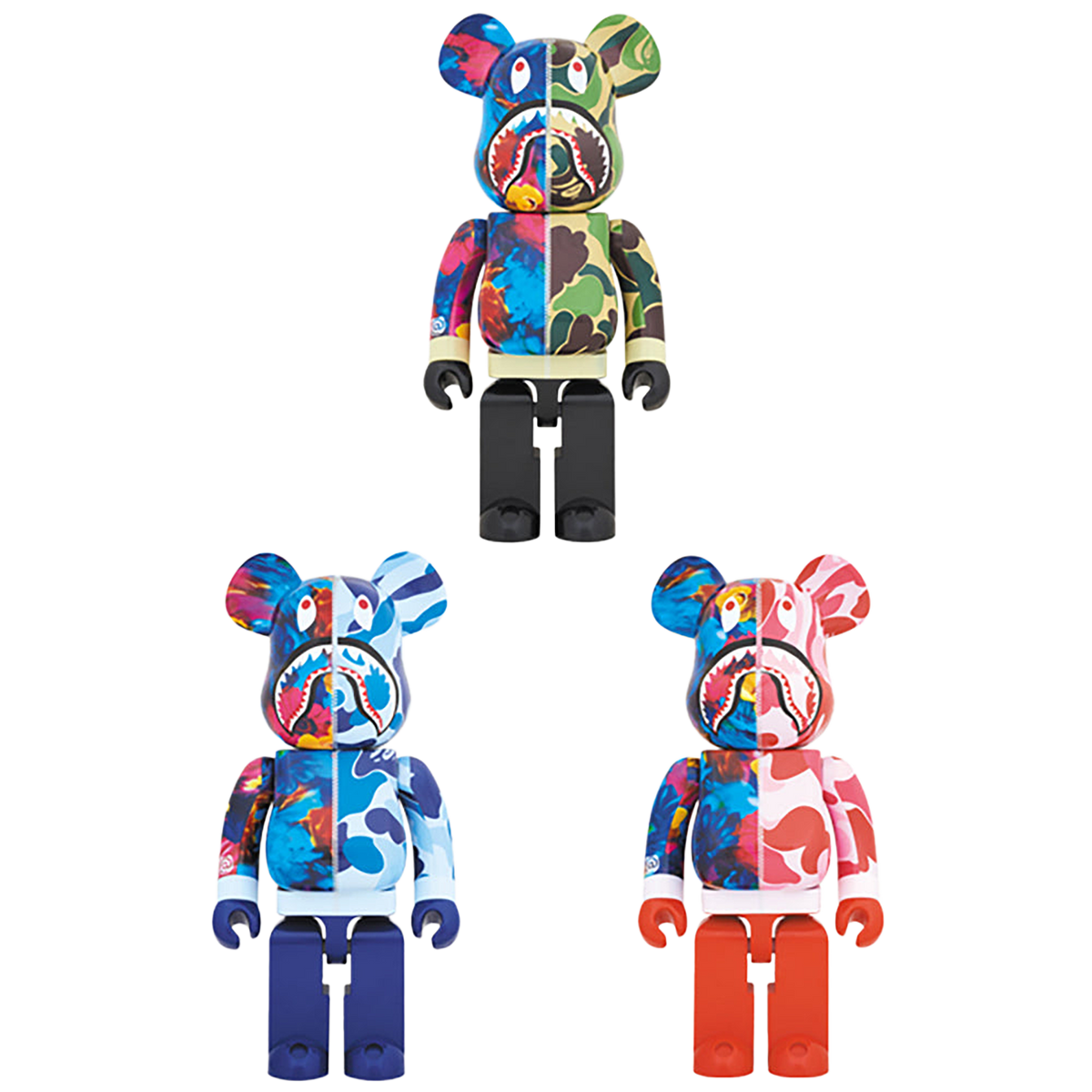 BE@RBRICK BAPE(R) × M / mika ninagawa SHARK 1000％