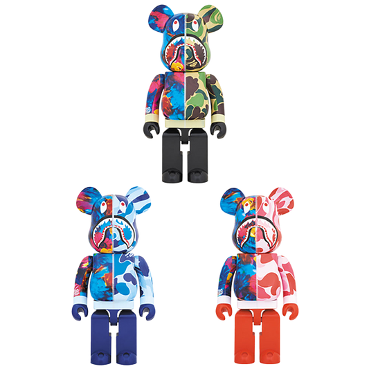 BE@RBRICK BAPE(R) × M / mika ninagawa SHARK 1000％