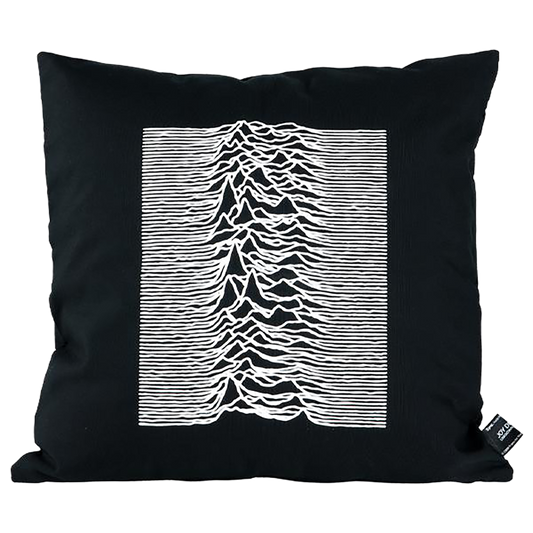 SQUARE CUSHION "UNKNOWN PLEASURES"