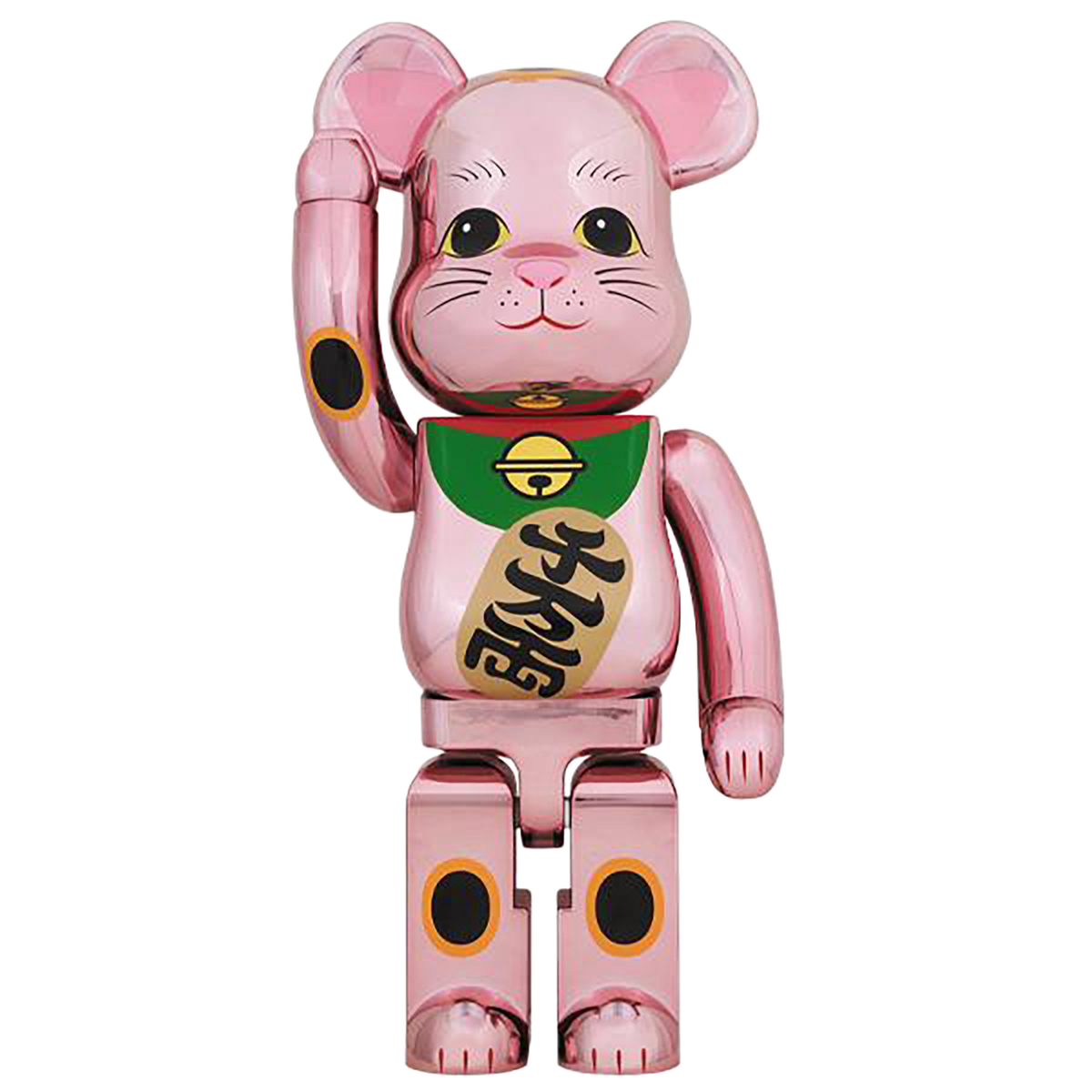 BE@RBRICK 招き猫 桃金メッキ 1000％ | MEDICOM TOY OFFICIAL STORE
