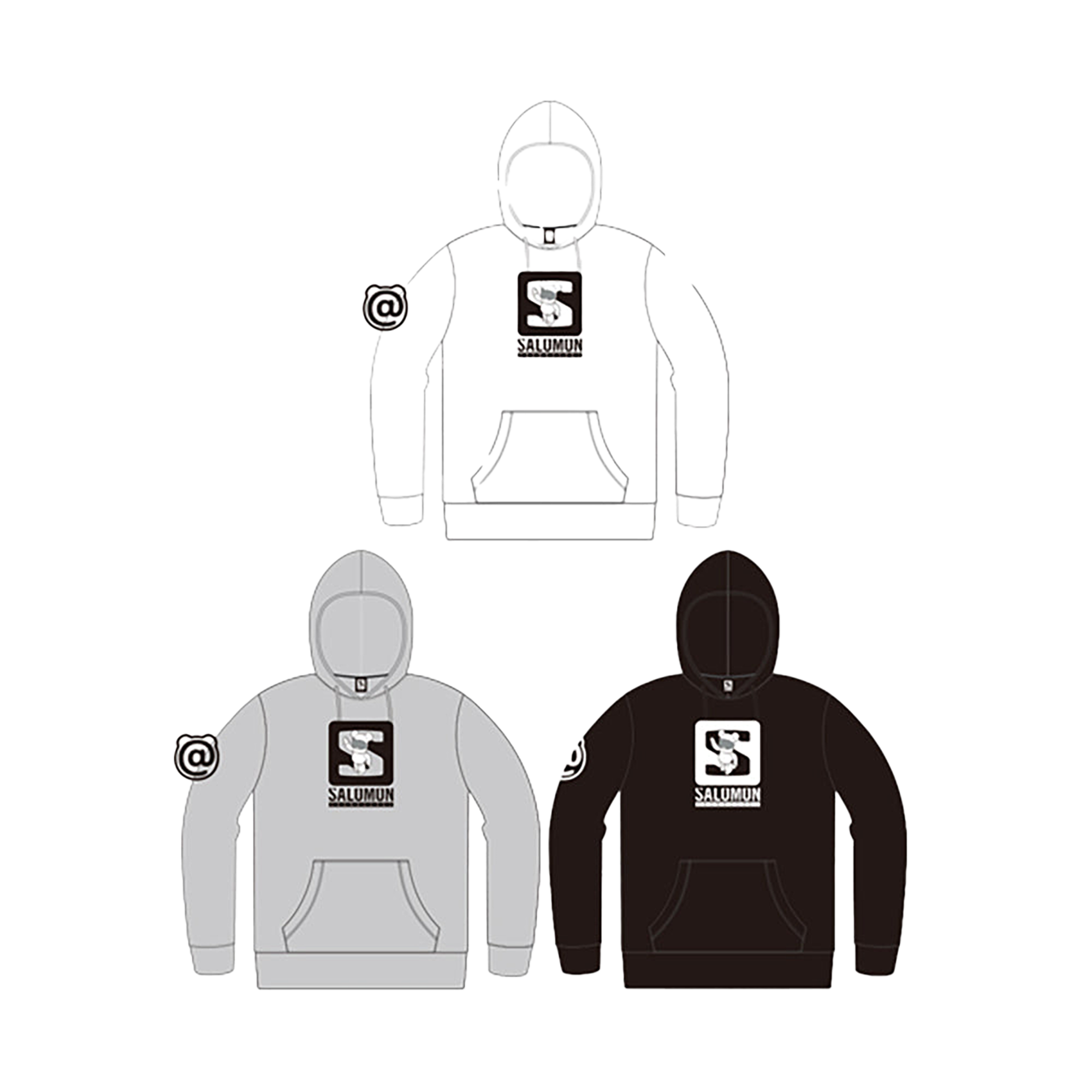 SALOMON BE@RBRICK HOODIE