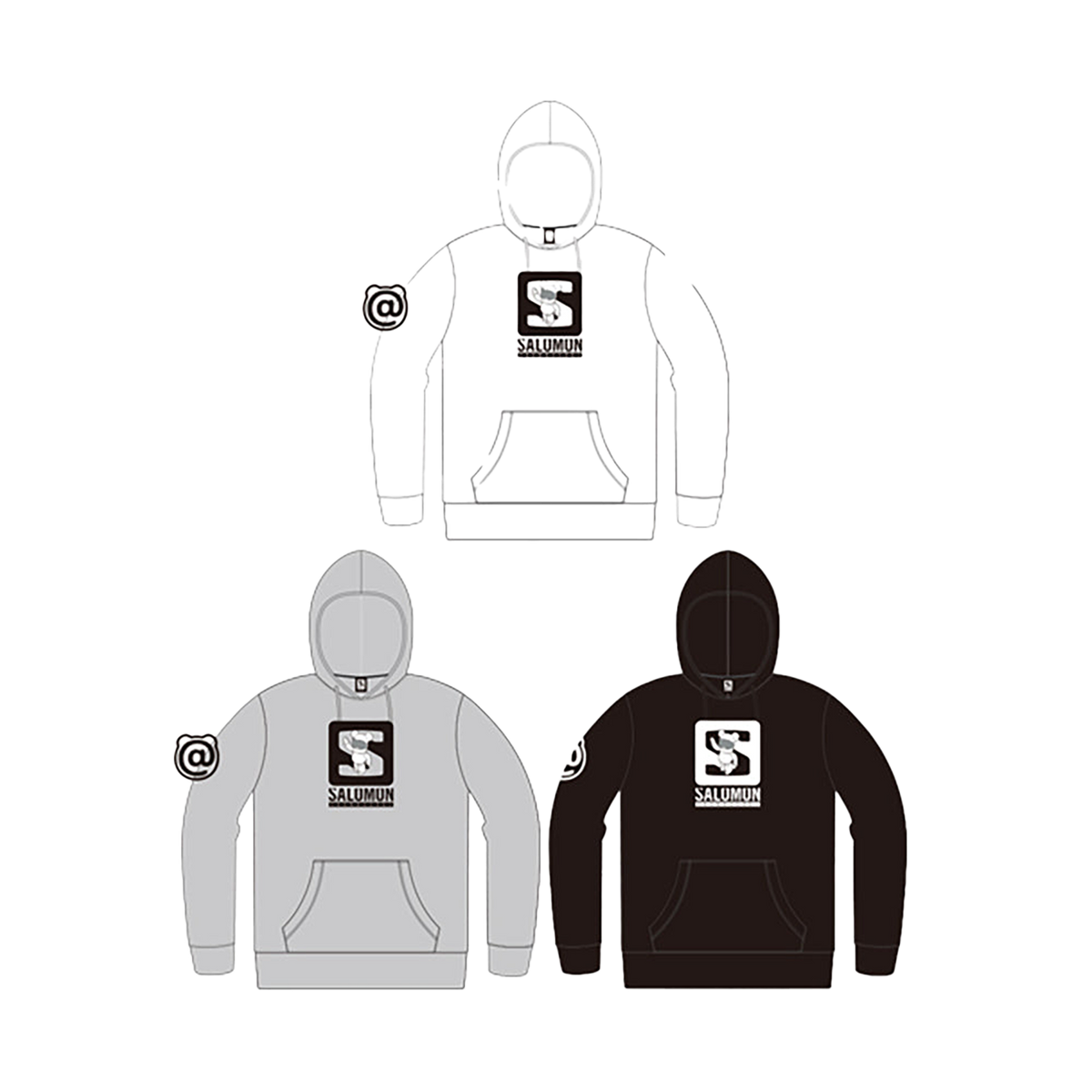 SALOMON BE@RBRICK HOODIE
