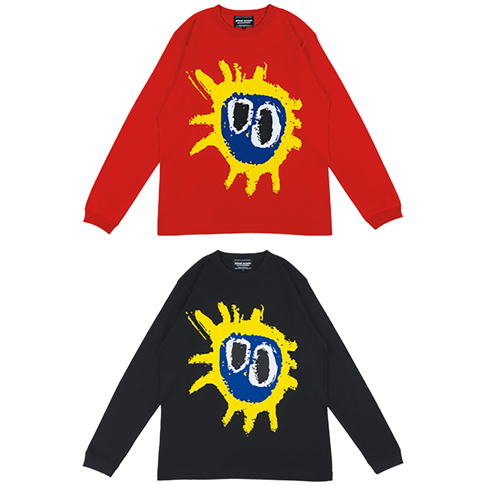 MLE Primal Scream "screamadelica" LONG SLEEVE TEE "screamadelica" 