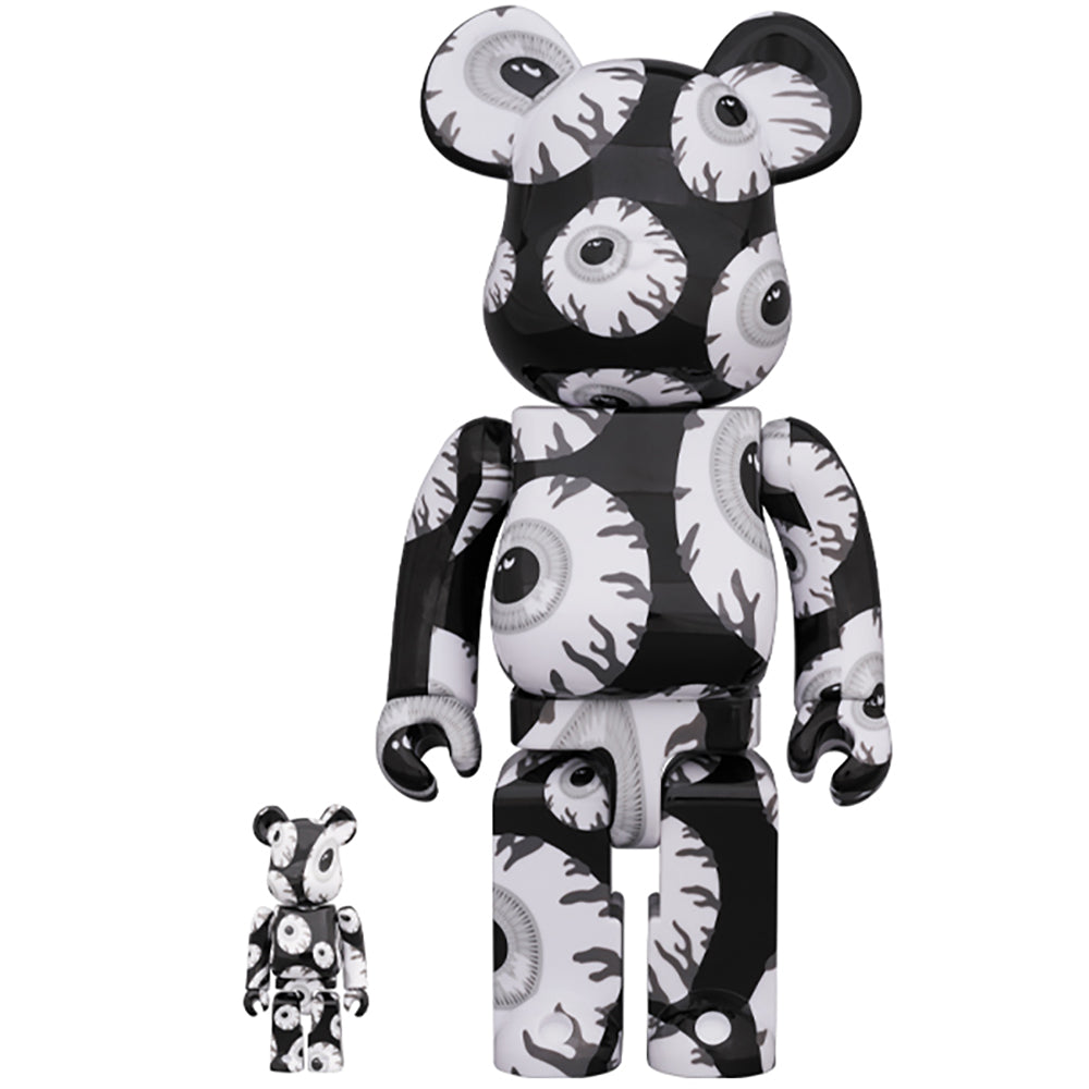 BE@RBRICK Mishka monochromatic 100％ & 400％_0
