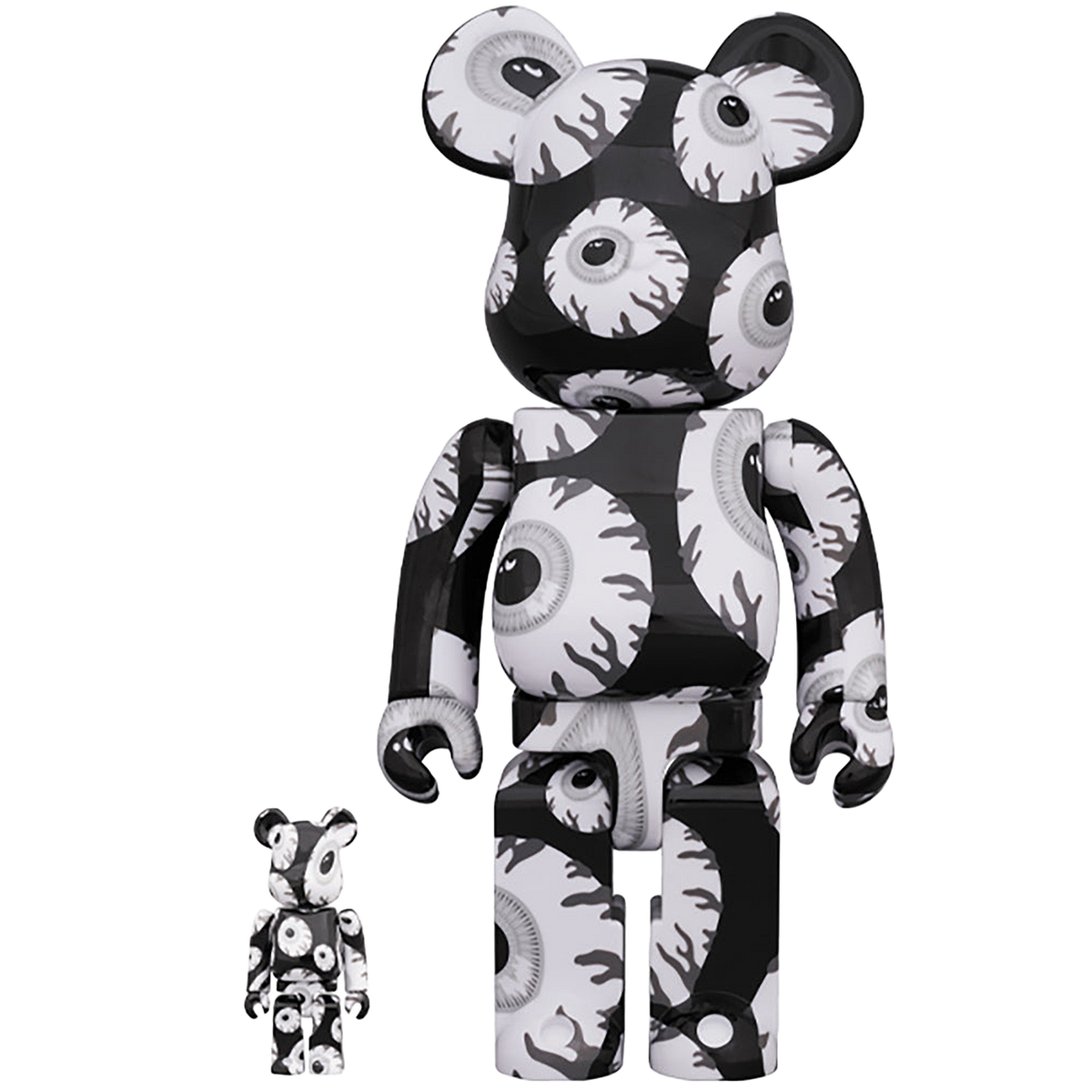 BE@RBRICK Mishka monochromatic 100％ & 400％